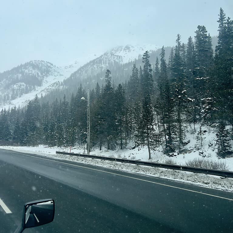 I70 Colorado Snowy Pass